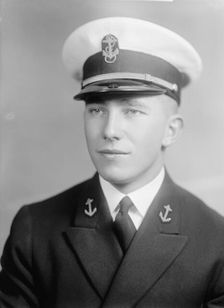 Race F. Crane, Midshipman - Portrait, 1933. Creator: Harris & Ewing