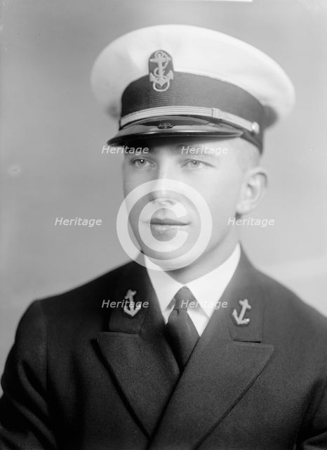 Race F. Crane, Midshipman - Portrait, 1933. Creator: Harris & Ewing.