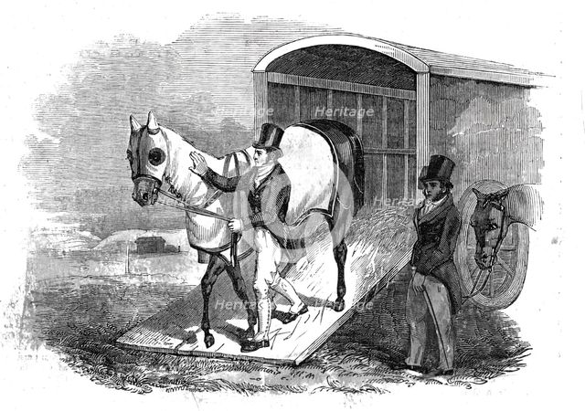 Race-horse van, 1844. Creator: Unknown.