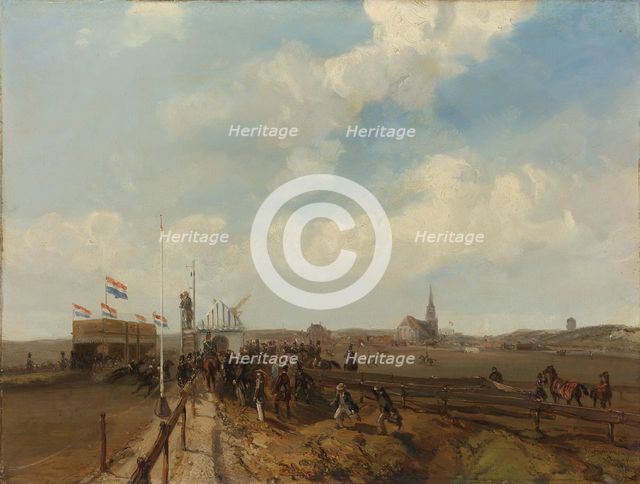 Racetrack at Scheveningen, opened 3 August 1846, 1846. Creator: Charles Rochussen.