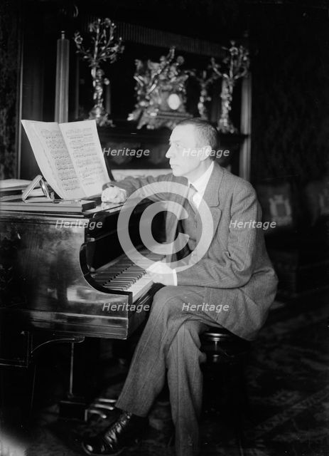Rachmaninoff, between c1915 and c1920. Creator: Bain News Service.