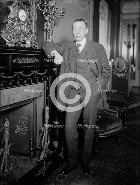 Rachmaninoff, between c1915 and c1920. Creator: Bain News Service.