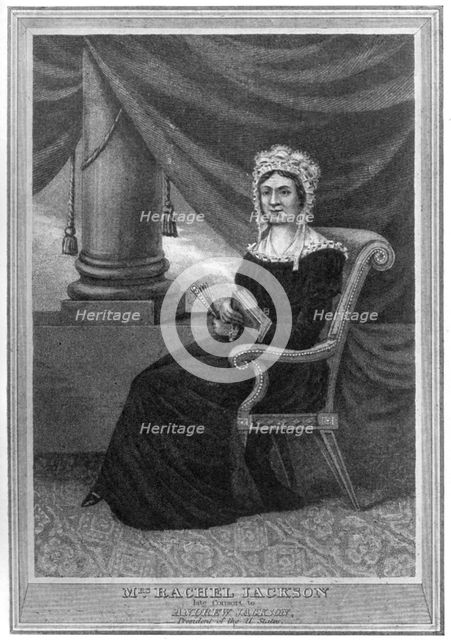 Rachel Jackson (1767-1828), First Lady, 19th century (1908). Artist: Unknown