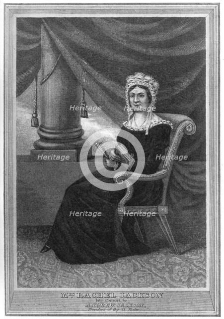 Rachel Jackson (1767-1828), First Lady, 19th century (1908). Artist: Unknown