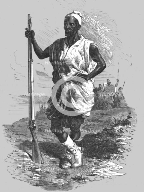 'Racine Tall, El Hadj's chief at Koundian; Journey from the Senegal to the Niger', 1875. Creator: Unknown.