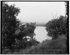 Racine, Wis., Cedar Bend, Root River, c1898. Creator: Unknown