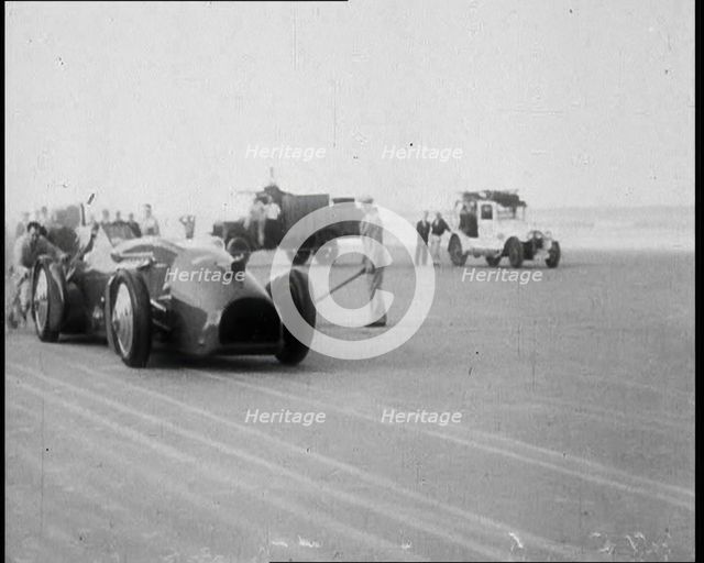 Racing Car Driving Past the Camera, 1933. Creator: British Pathe Ltd.