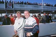 Racing driver Barry Williams