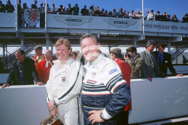 Racing driver Barry Williams. Artist: Unknown.