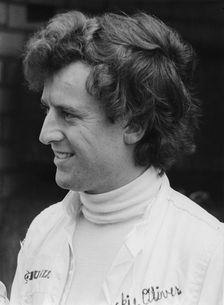 Racing Driver Jackie Oliver. Creator: Unknown