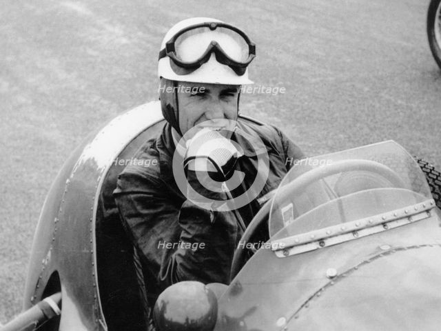Racing driver Ken McAlpine. Creator: Unknown.