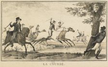 Racing Scenes: The Race (Scènes Hippiques: La course). Creator: Carle Vernet (French, 1758-1836)