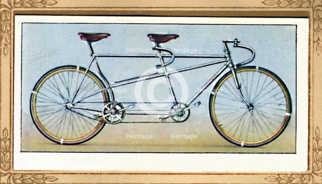 'Racing Tandem', 1939. Artist: Unknown.