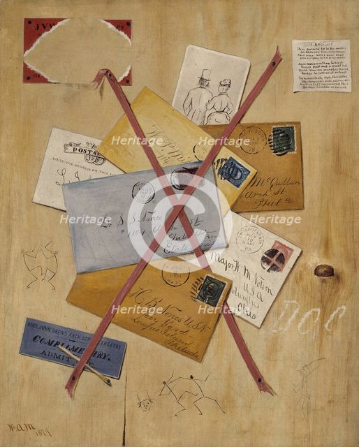 Rack Picture for Dr. Nones, 1879. Creator: William A. Mitchell.