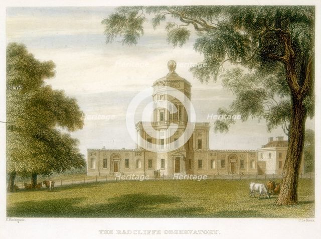 Radcliffe Observatory, Oxford, England, 1834. Creator: Unknown.