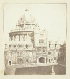 Radcliffe Library, Oxford, c. 1841/43. Creator: William Henry Fox Talbot