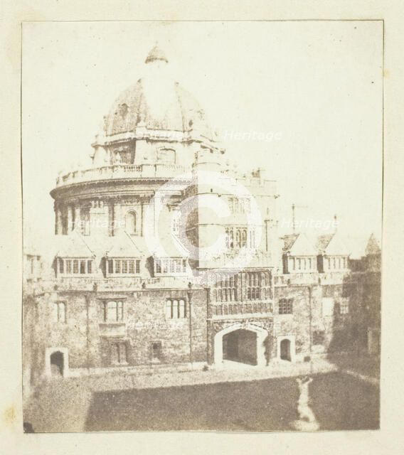 Radcliffe Library, Oxford, c. 1841/43. Creator: William Henry Fox Talbot.