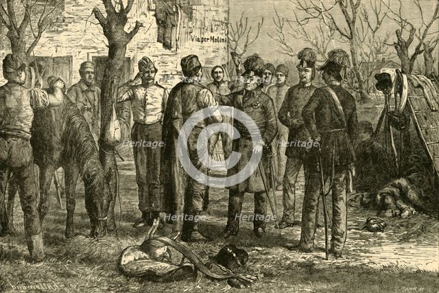 'Radetsky After the Victory at Novara (1849)', 1890.   Creator: Unknown.