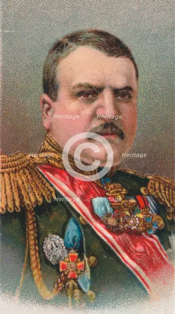 Radko Dimitriev (1859-1918), Bulgarian General, 1917. Artist: Unknown