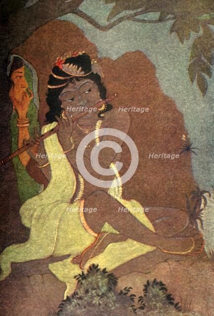 'Radha and Krishna', 1920. Creator: Unknown.