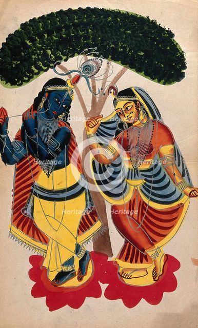 Radha and Krishna. Creator: Unknown.