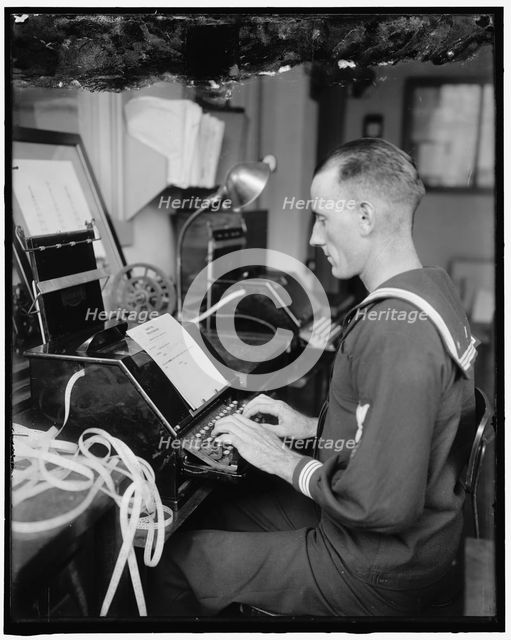 Radio, 1919.  Creator: Harris & Ewing.