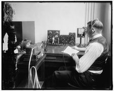 Radio, between 1910 and 1920. Creator: Harris & Ewing