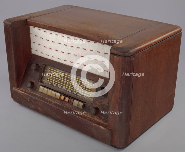 Radio owned by Herman and Minnie Roundtree, 1948. Creator: Unknown.