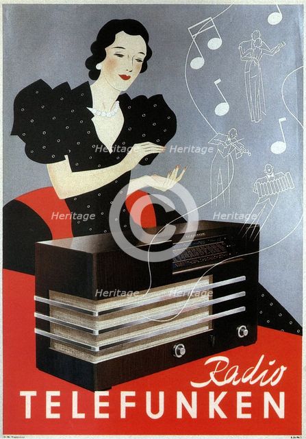 Radio Telefunken, 1935. Artist: Anonymous  