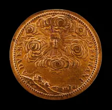Radiant Sun over a Landscape [reverse], 1634. Creator: Abraham Dupre