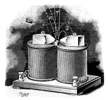 Radium experiment, 1904. Artist: Poyet