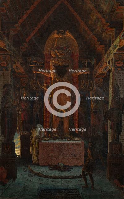 Radogost the God, 1913. Creator: Masek, Karel Vitezslav (1865-1927).