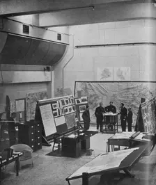 RAF Bomber Command operations room, 1941