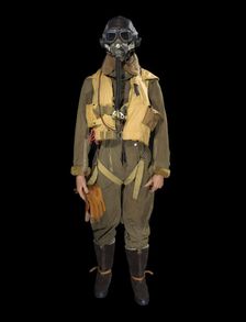 RAF flying suit, 1940s. Creator: Unknown