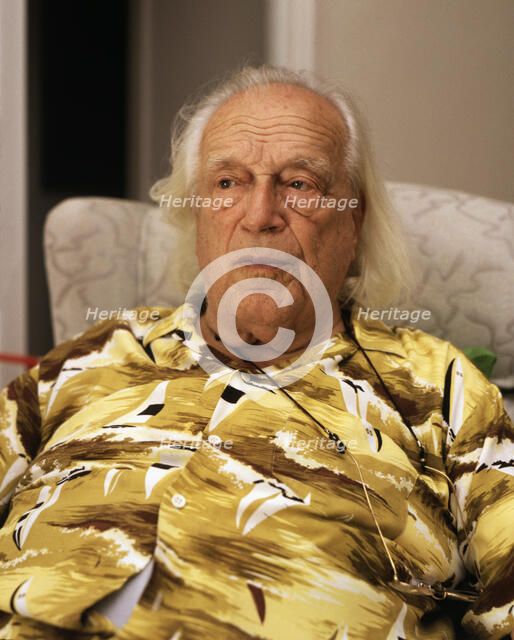 Rafael Alberti (1902-1999), 1988 photo.