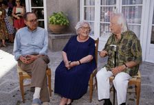 Rafael Alberti (1902-1999), Miguel Delibes (1920-2010)), Rosa Chacel (1898-1994) photo 1991