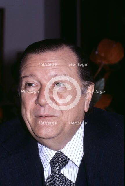 Rafael Caldera (1916-2009), Venezuelan politician, President of the Republic in 1986, photo 1980.