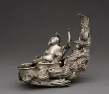 Raft Cup, 1345. Creator: Zhu Bishan (Chinese, c. 1300-aft 1362), attributed to