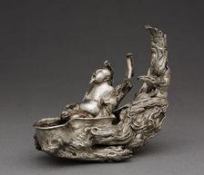 Raft Cup, 1345. Creator: Zhu Bishan (Chinese, c. 1300-aft 1362), attributed to