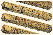 Rafters of a roof over a doorway now destroyed beneath the Tocador de la Reyna 1907. Creator: Unknown