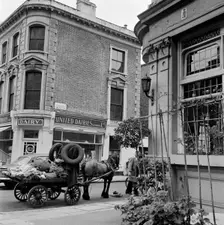 Rag and bone cart, Kensington, London, 1962-1964. Artist: John Gay