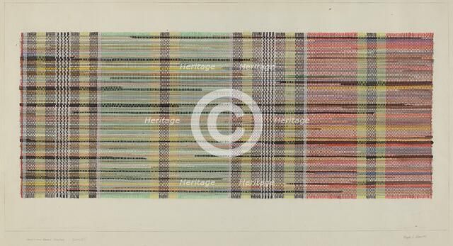 Rag Carpet, c. 1937. Creator: Clyde L. Cheney.