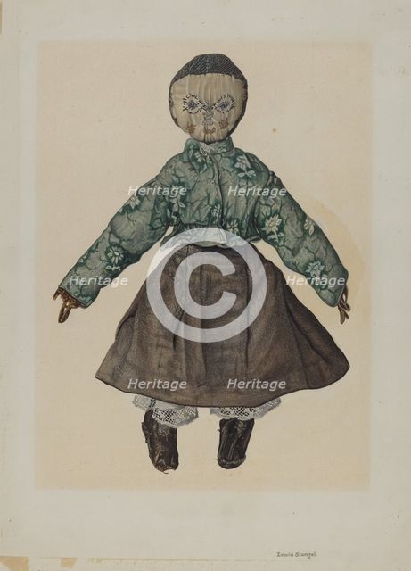 Rag Doll, 1935/1942. Creator: Erwin Stenzel.
