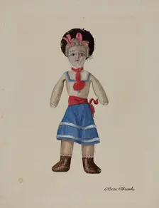 Rag Doll "Billy", c. 1937. Creator: Rex F Bush