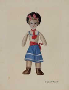 Rag Doll "Billy", c. 1937. Creator: Rex F Bush