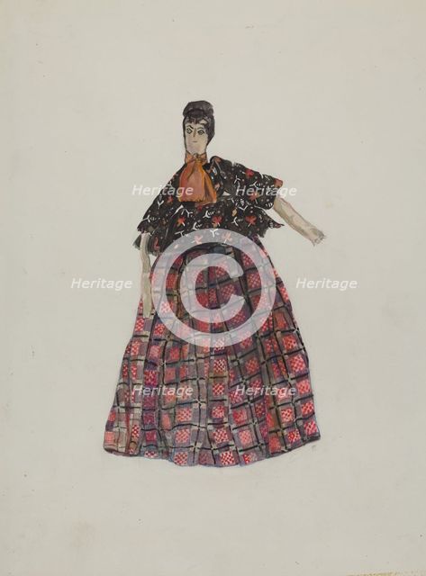 Rag Doll, c. 1936. Creator: Cecily Edwards.