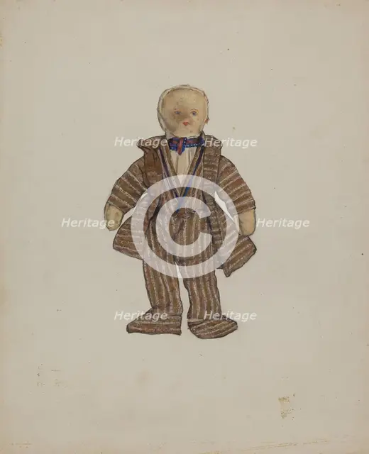 Rag Doll, c. 1936. Creator: Jane Iverson.