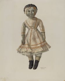 Rag Doll, c. 1939. Creator: Charlotte Angus