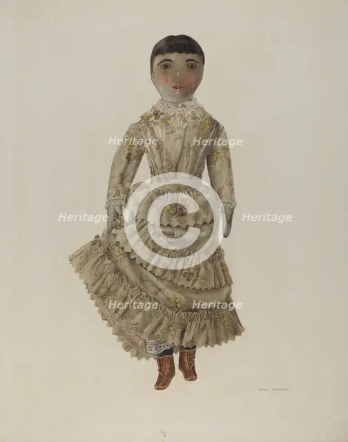 Rag Doll, c. 1940. Creator: Archie Thompson.