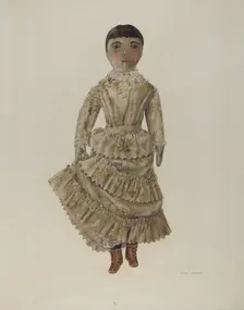 Rag Doll, c. 1940. Creator: Archie Thompson